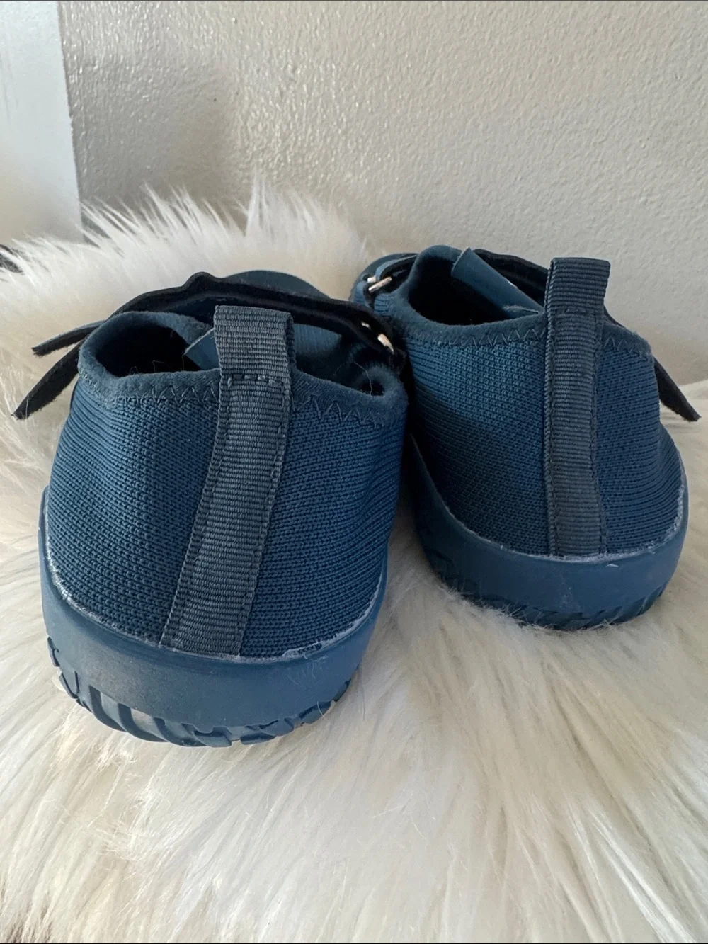 Manueklear Power Navy Strap Sneakers